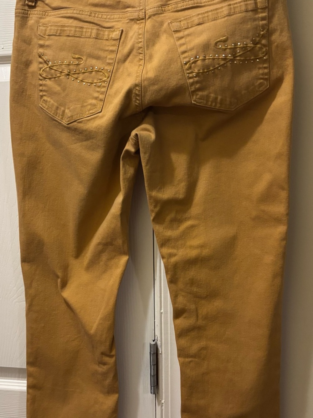 Riders By Lee  Woman Jeans Size 12P Mustard - Picture 5 of 8